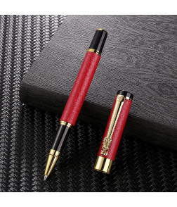 Textured Wrinkle Metal Pen - Unique Finish Ballpoint Pen for Signature & Writing