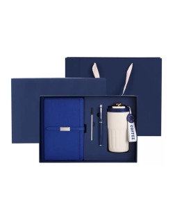 Premium Business Gift Set: Notebook, 450ml Digital Tumbler & Pen - Customizable Corporate Souvenir