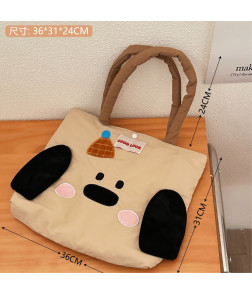 Cartoon Figurine Tote Bag Shoulder Bag