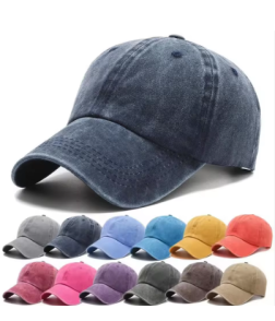 Denim Baseball Cap Black