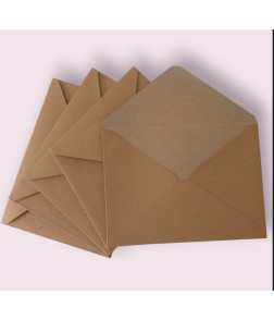 Brown Envelope Small|pc