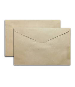 Long Brown Envelope Plain |pc